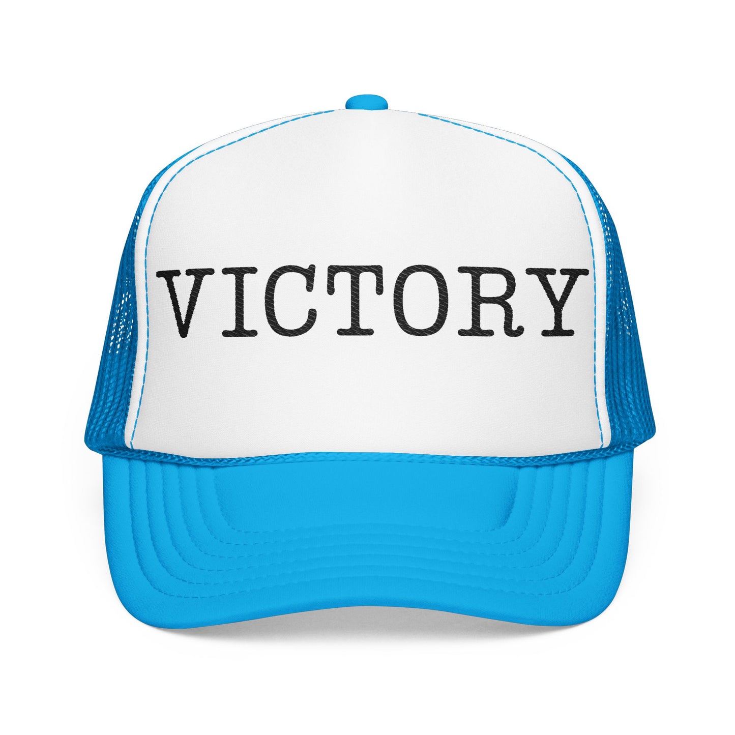 Victory Foam Trucker Hat, Embroidered Cap, Unisex Hat, Outdoor Accessories, Gift for Sports Lovers, Casual Style Hat