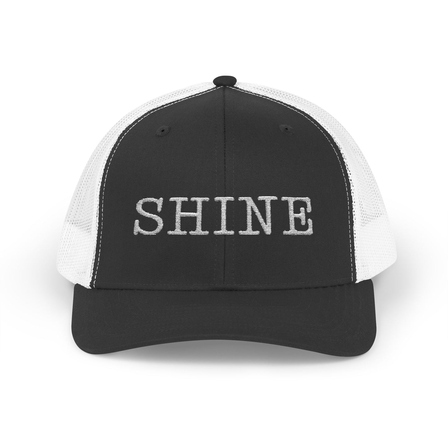 Shine Snapback Trucker Cap, Adjustable Hat, Motivational Gift, Summer Essential, Outdoor Accessory, Trendy Headwear