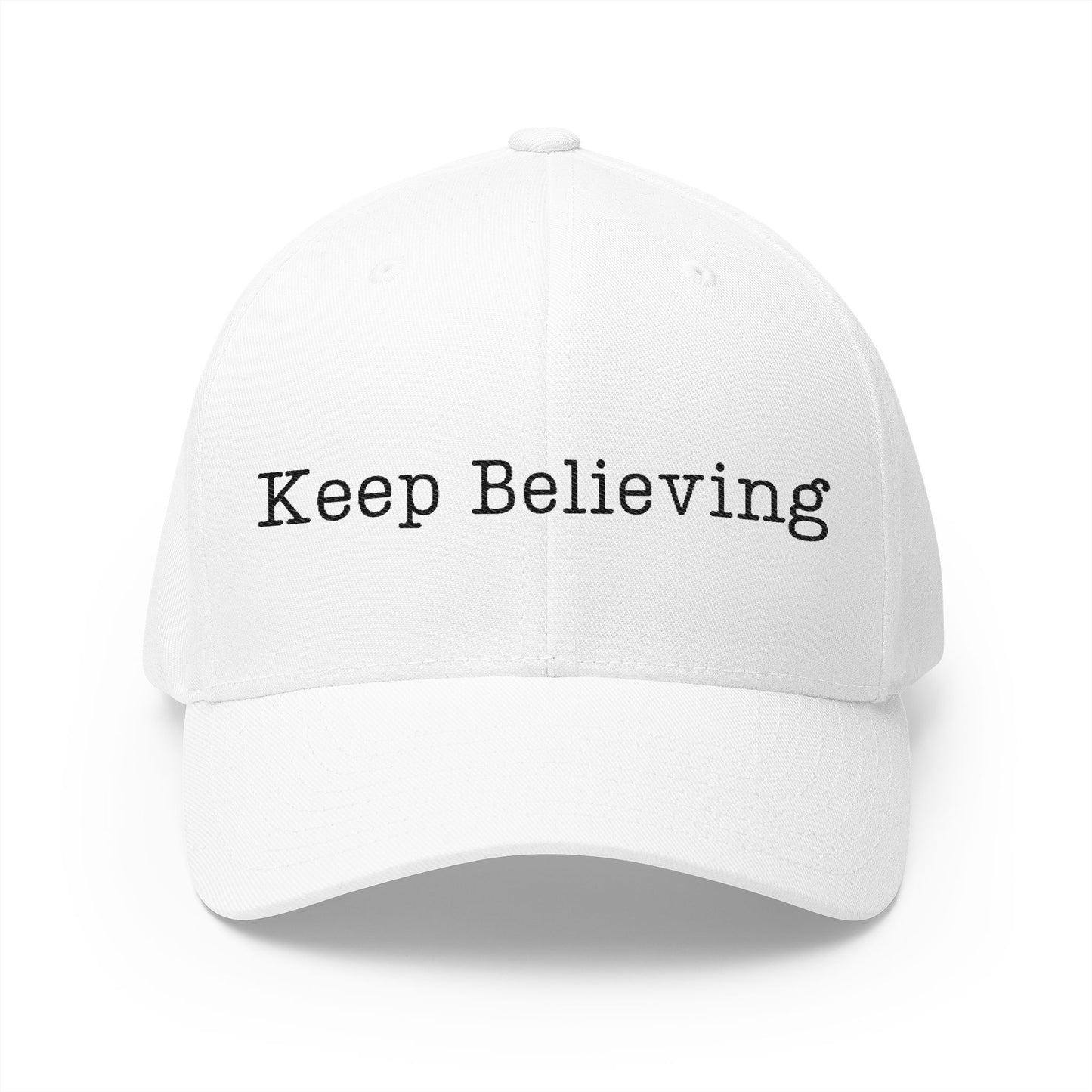Inspirational Embroidered Cap, Keep Believing Hat, Motivational Baseball Cap, Gift for Dreamers, Unisex Adjustable Cap