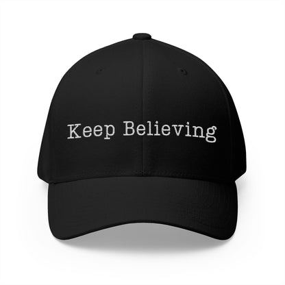 Keep Believing Embroidered Cap | Motivational Adjustable Hat | Gifts for Him & Her | Trendy Fashion Accessory | Everyday Wear