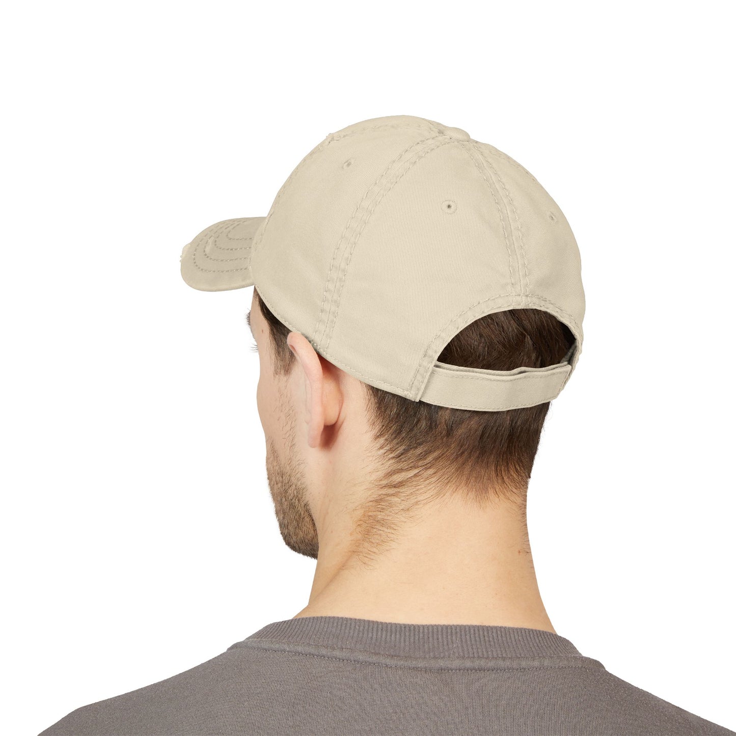 Distressed Dad Hat - Keep Going | Casual Cap, Motivational Hat, Embroidered Dad Cap, Gift for Him, Everyday Wear Cap