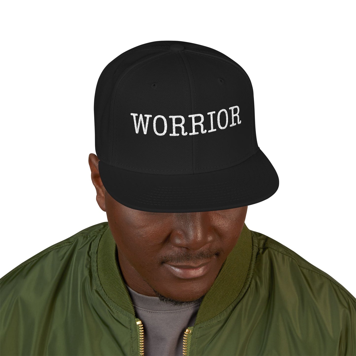 Embroidered Warrior Snapback Cap | Streetwear, Gift for Him, Fashion Accessory, Outdoor Cap, Festival Gear