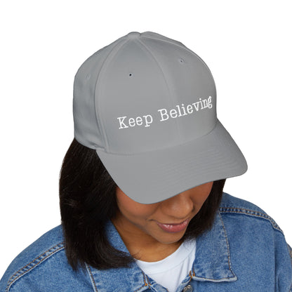 Keep Believing Embroidered Cap | Motivational Adjustable Hat | Gifts for Him & Her | Trendy Fashion Accessory | Everyday Wear
