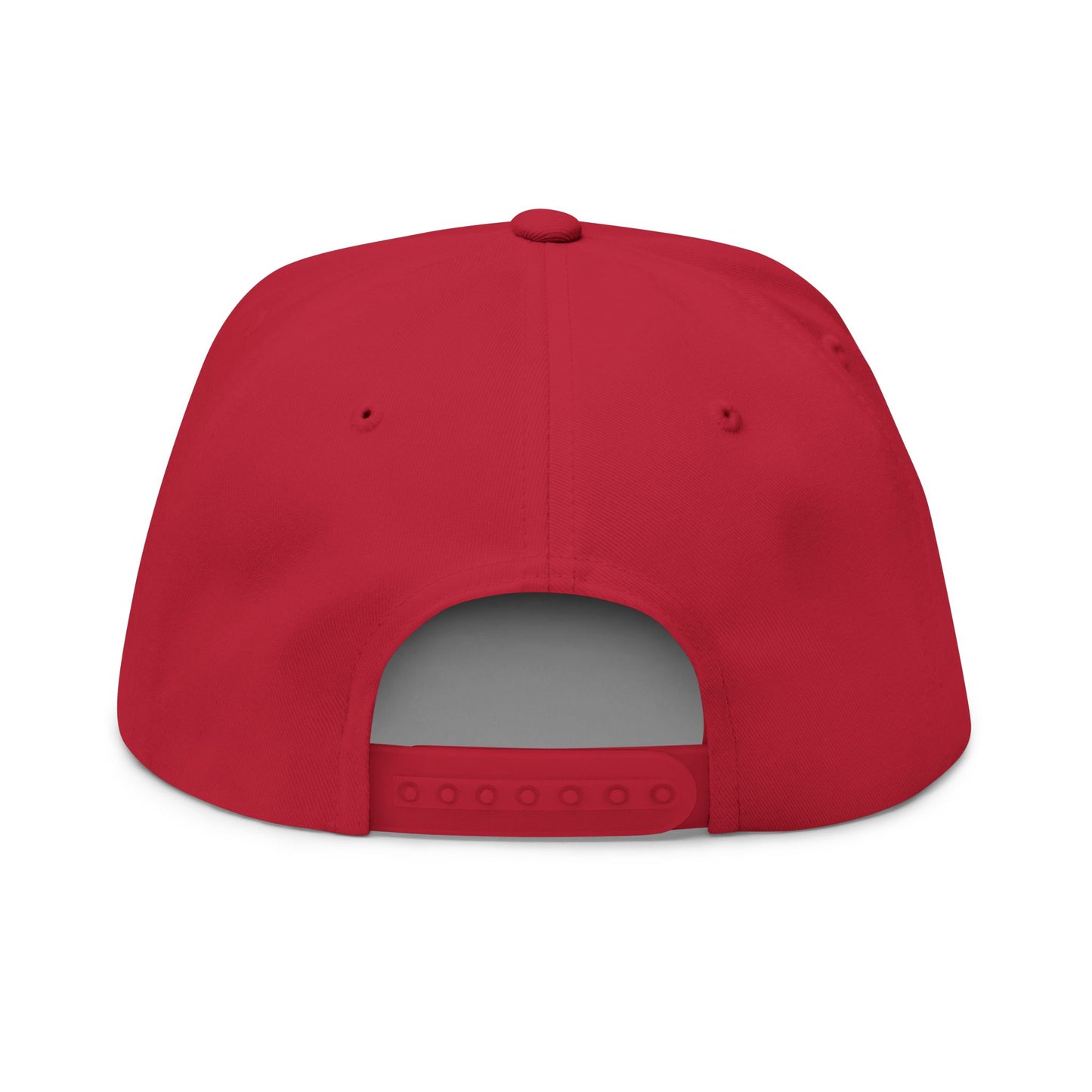 Motivational Embroidered Flat Bill Cap - Unisex Lifestyle Hat