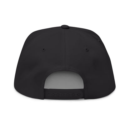 Inspirational Flat Bill Cap - Motivational Hat for Daily Goals, Unisex Cap for Gifting, Adjustable Snapback